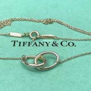 Tiffany & Co. Sterling Silver 925 Double Circles